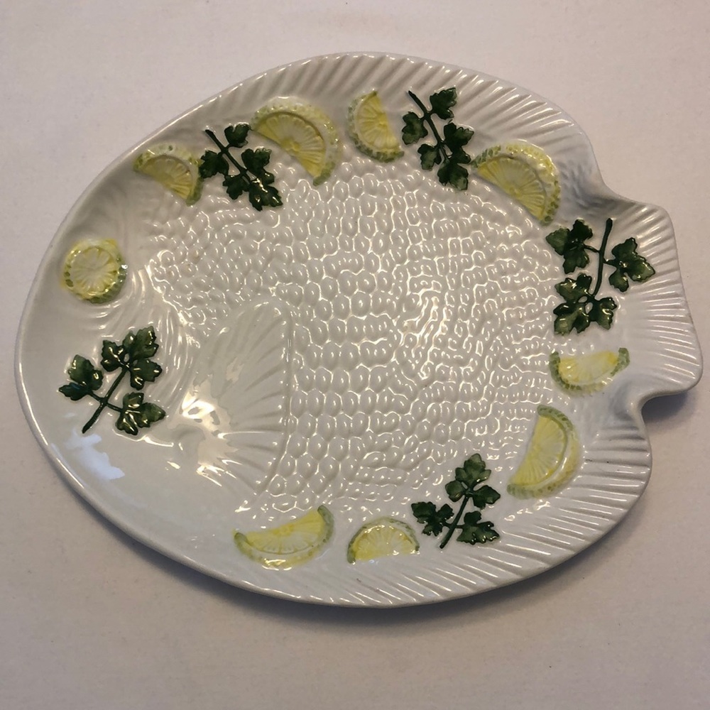 Ceramic Fish Dish Bassano